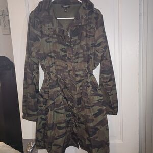 Torrid Camo Anorak Hooded Jacket